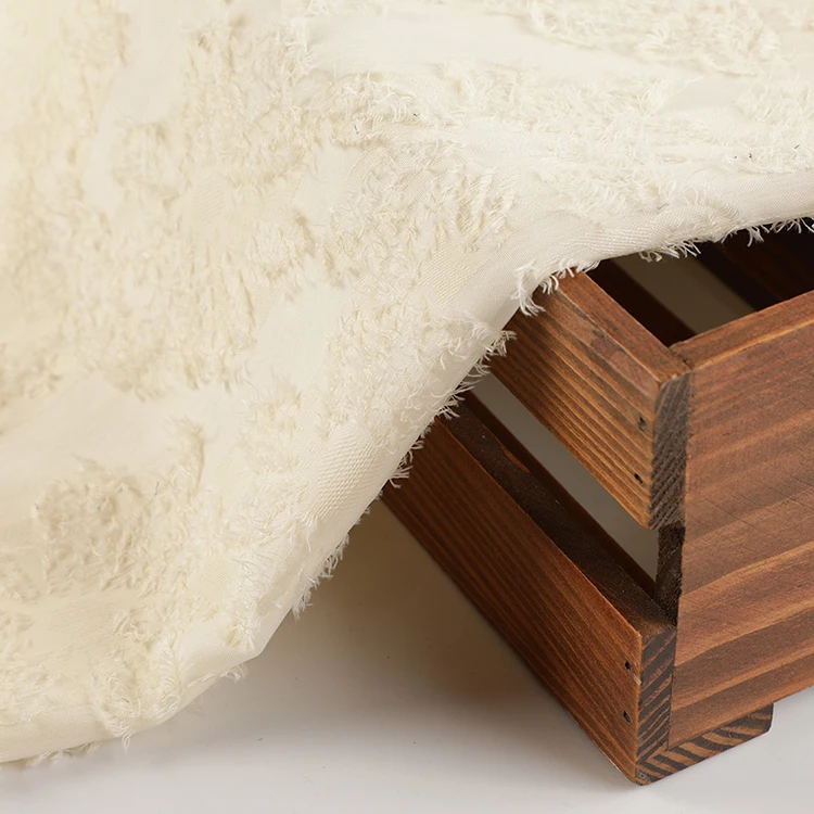 Модные элегантные мягкие однотонные 152gsm жаккардовый декоративный тканые 100% полиэфирной ткани