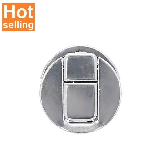 Case hardware HC134 silver color round shape metal draw latch lock for Guitar wooden case aluminum box