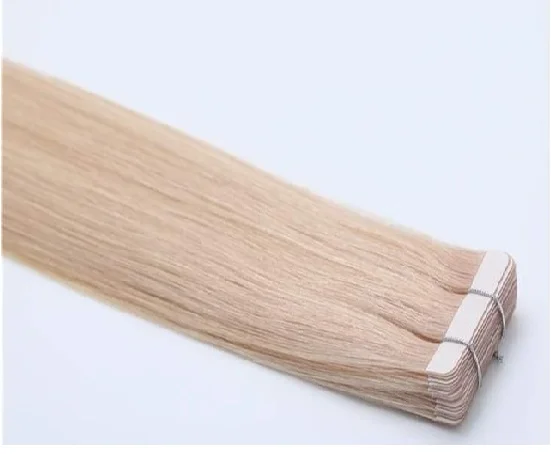  Оптовая продажа наращивание волос на ленте индивидуальный цвет 100 человеческие волосы Remy двойное натяжение