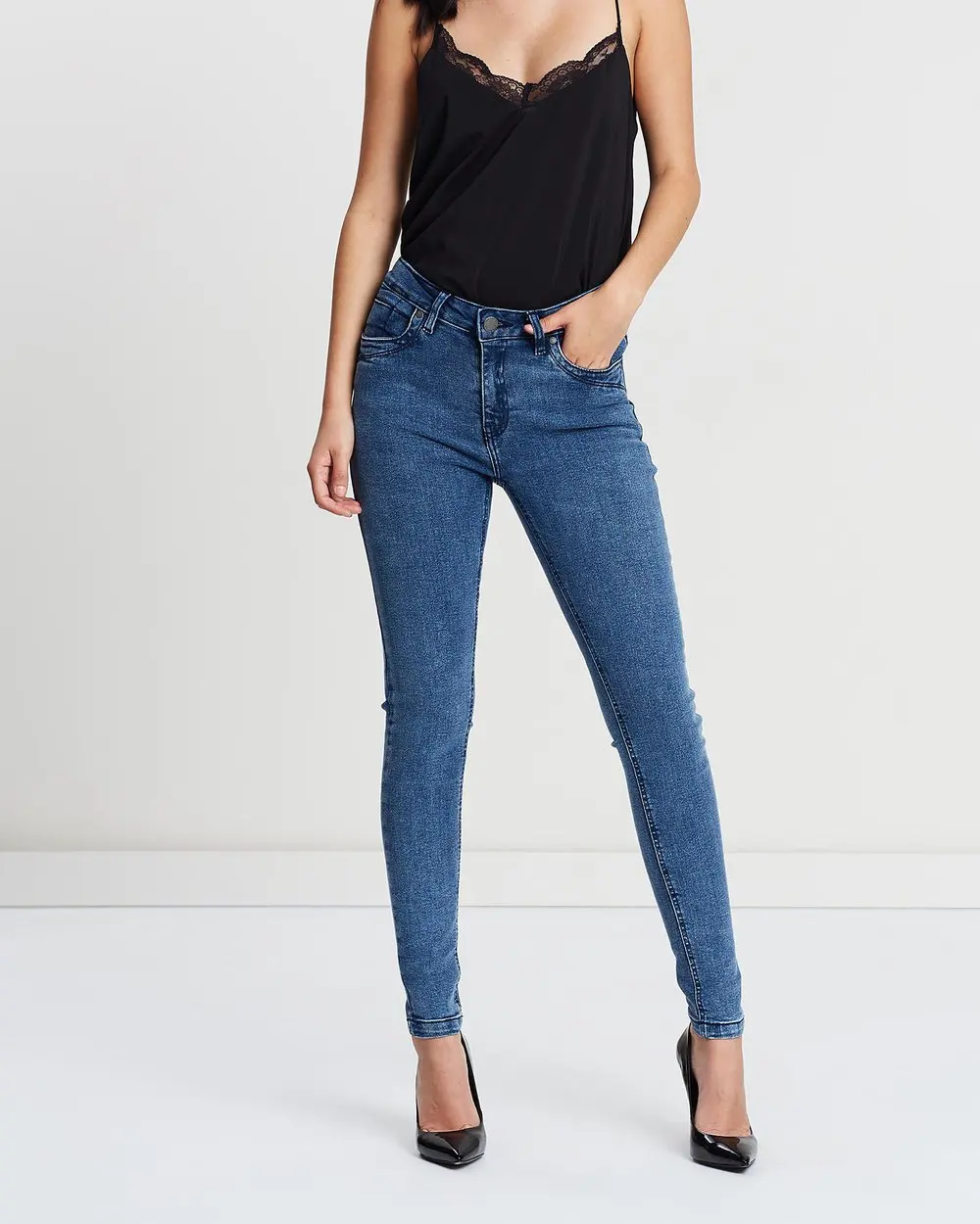 Women Clothing Tassel Denim Shorts Casual Straight Jeans 2020 Plus Size Pants Plain Quantity OEM Customized Spandex Loose Style