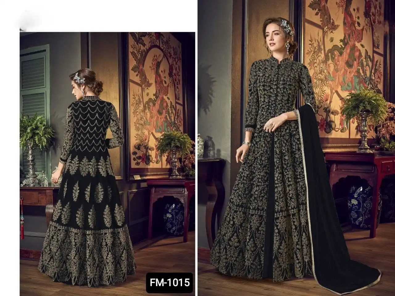 Тяжелый новейший дизайн вышивки для вечеринки стильное длинное платье вечернее в Пакистанском Стиле Анаркали Костюм дам с дупаттой