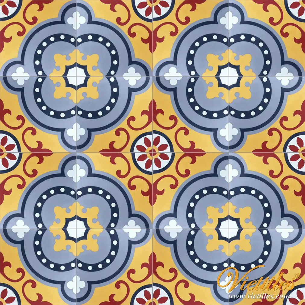 Цементная плитка ручной работы во Вьетнаме