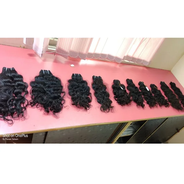 Wholesale Brazilian Natural Curly Wave Kinky and Frontal Hair Extensions Double Weft Raw Virgin Remy Human Hair Bundles