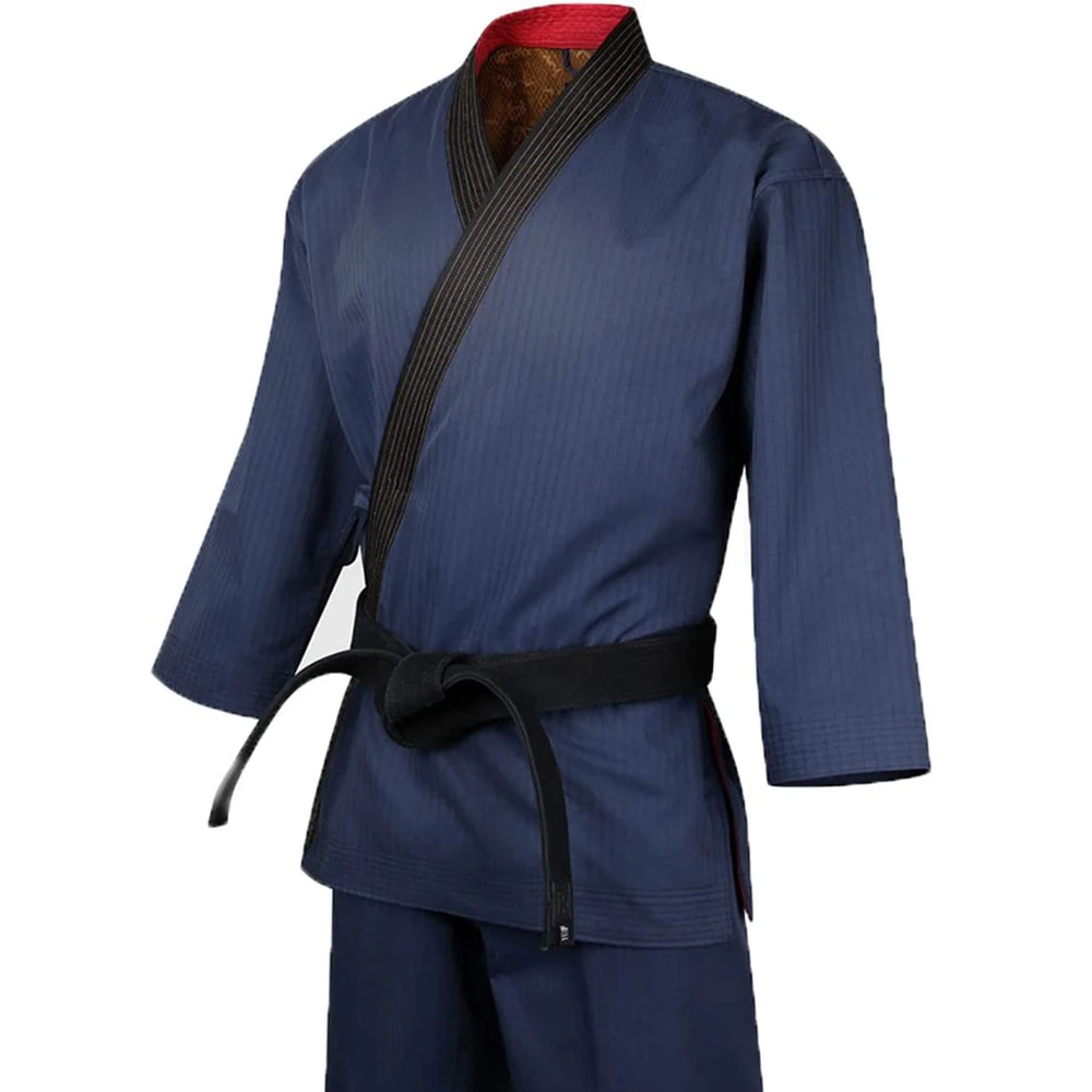 Custom made martial Arts Karate Gi Uniform for Kids & Adults light Weight with Free Belt 100% cotton canvas. 14oz.