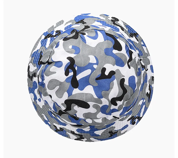 Wholesale custom cotton Beach coconut trees printed bucket fisherman hat