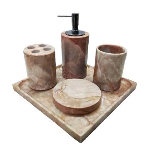  Аксессуары для ванной комнаты камень блестящий дизайн аксессуары декоративный материал натуральный мрамор