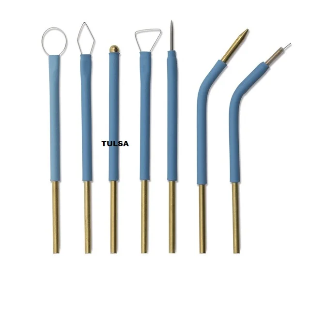 Electron Green Electrodes Set of 7 Electrosurgery Unit New Tips