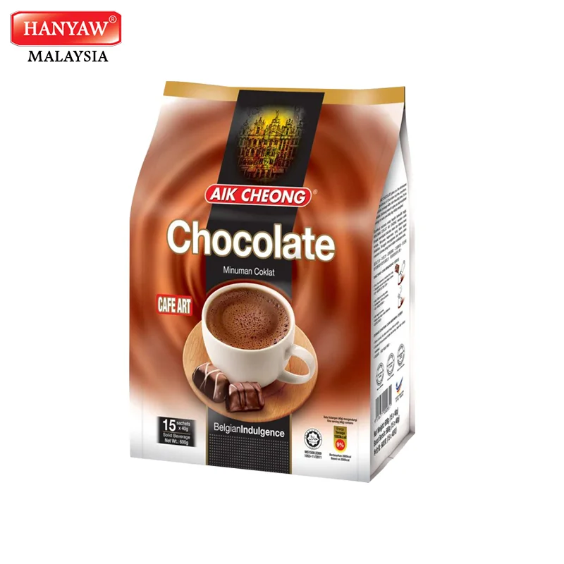[Malaysia] Fast Shipping + Halal Certified Aik Cheong Hot Chocolate 3 in 1 (20 Bags x 40g x 15 Sachets /Ctn)