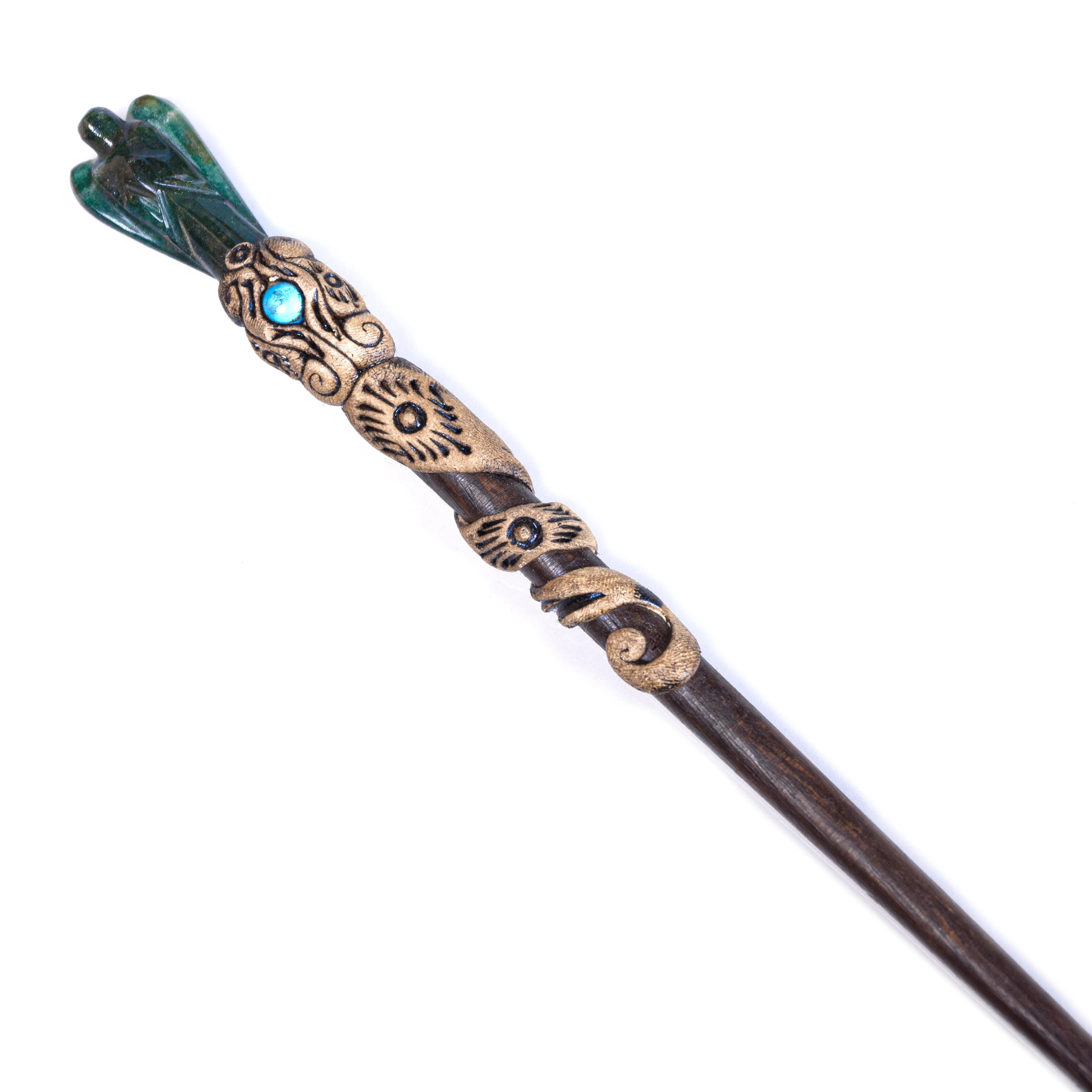 Aventurine Jewelry Accessories Acetate Chopstick Vintage Hair Stick Women Girls Long Hair Stick