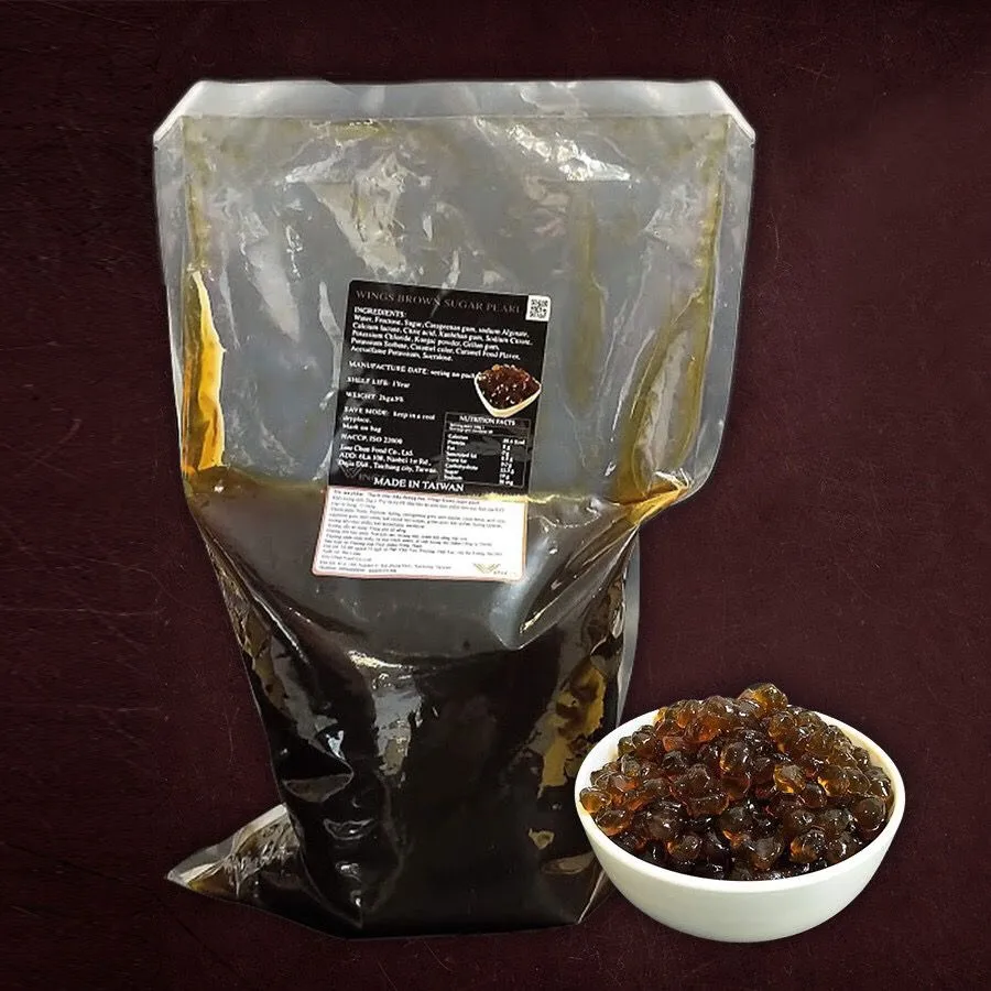 Коричневые сахарные жемчужины желе Boba Milktea ингредиенты 12 кг