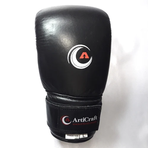 8oz 12oz 14oz 16oz Leather and PU Leather MMA Gloves for Martial Arts Printed Bag Design for Boxing