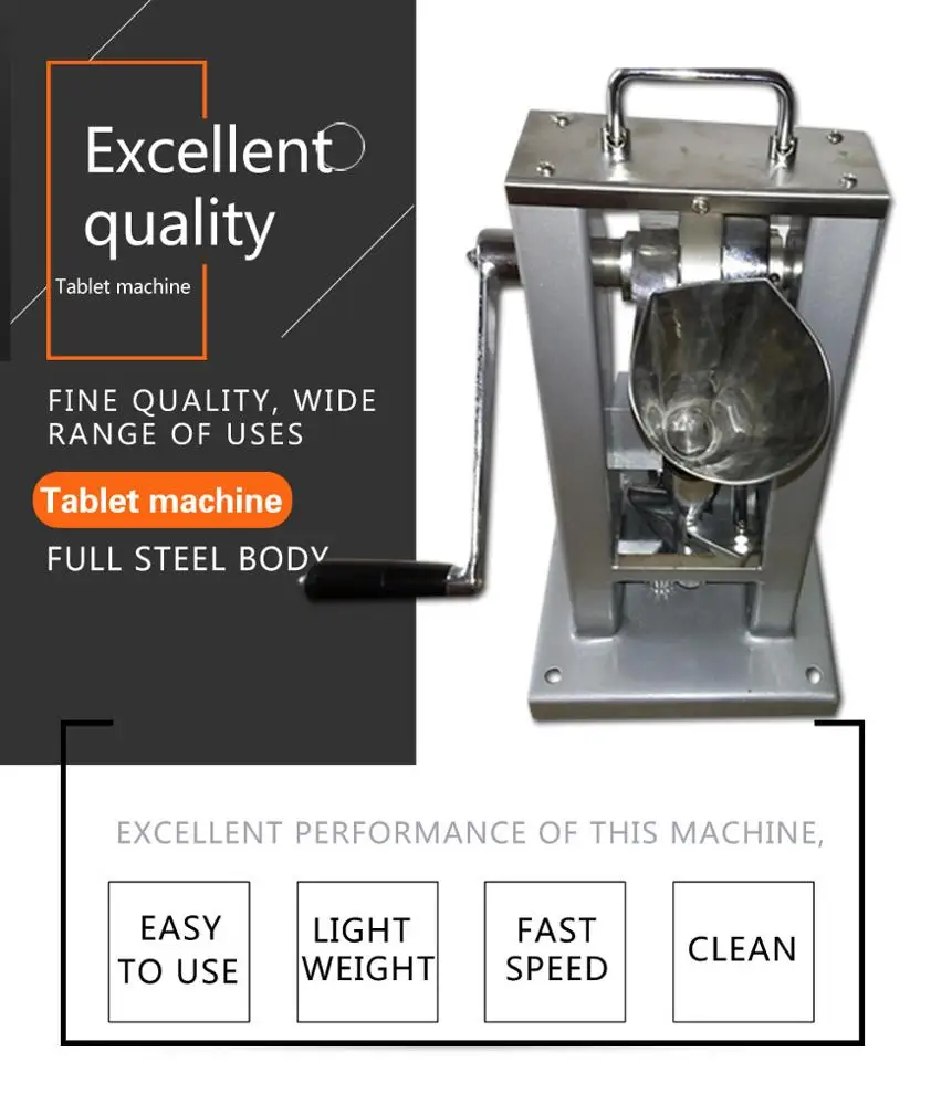 Tablet Press Tdp 0 Hand operated manual tablet pressing machine press equipment for household tablets making
