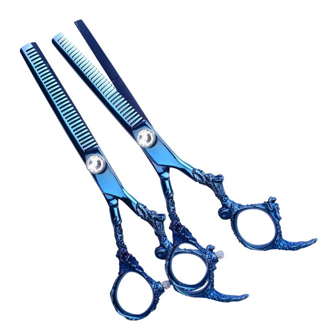 Профессиональные ножницы для стрижки волос наборы Нержавеющая сталь Парикмахерские ножницы набор истончение/текстурирование ножницы парикмахера/салон
