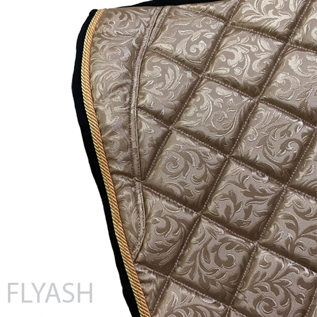Custom Luxury Horse Saddle Pad Flourish Fabric Quality saddle pad BLUEFEBREK designs sizes and logos Equestrian Horse Saddle pad