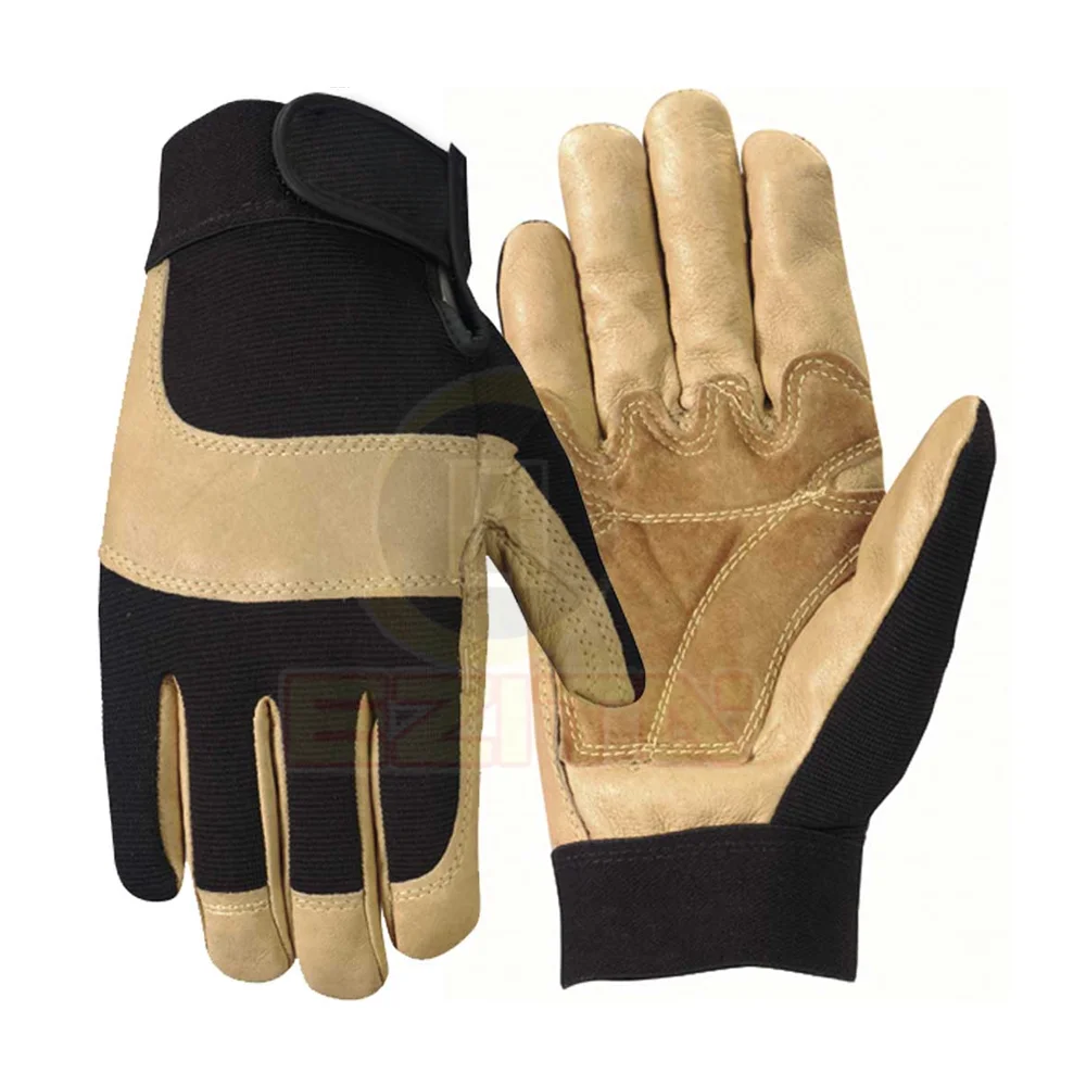 
Hand work safety high performance durable protective colorful mechanic tactical gloves 