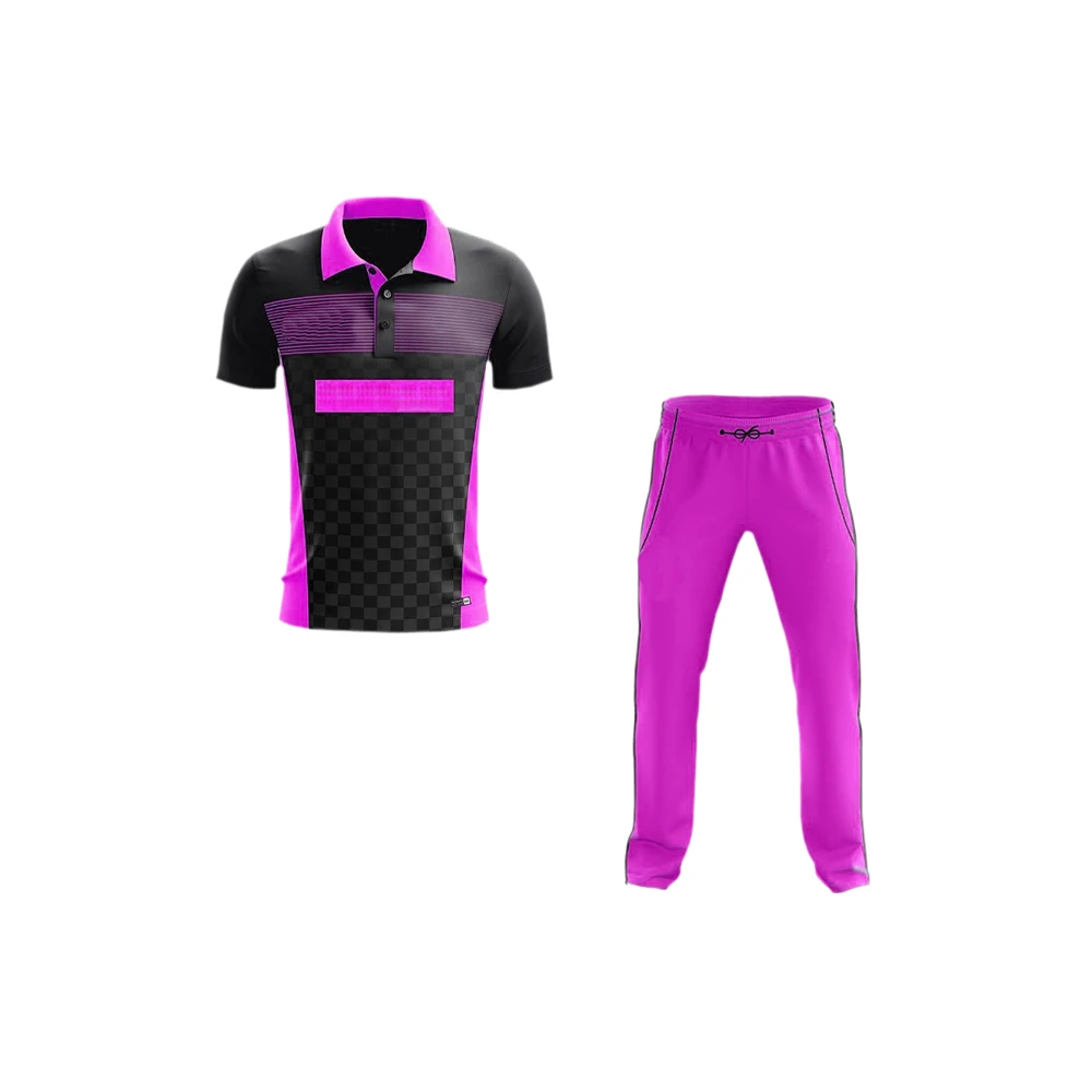 Custom High Quality Cricket Uniforms  Cricket Kits made in Pakistan Custom Made Full Sublimation Uniform 100% Mesh