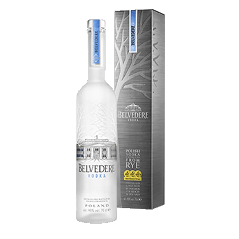 High Quality Polish Vodka Belvedere with Gift Box 70cl