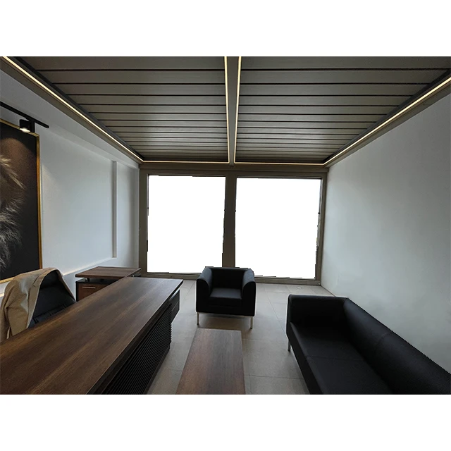 PERGOLE ALUMINUM MOVEABLE OPENABLE  - OPENABLE ALUMINUM ROOF