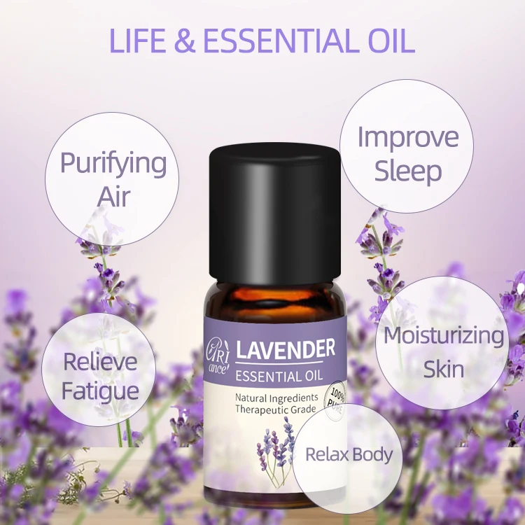 
100% Natural and Pure Bulk Manufacturer 100% Natural & Pure Lavender Essential Oil for Sale in Bulk 