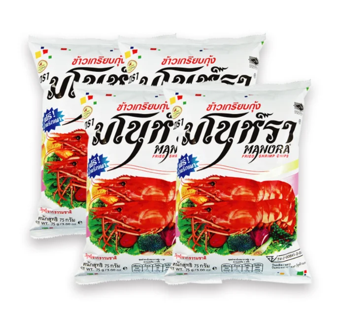 Manora Shrimp Chips 1 Pack (1000gx4)