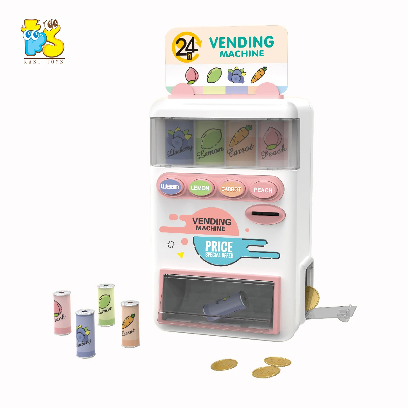 Children vending machine toy pretend play electric shopping games play house drink machine toy