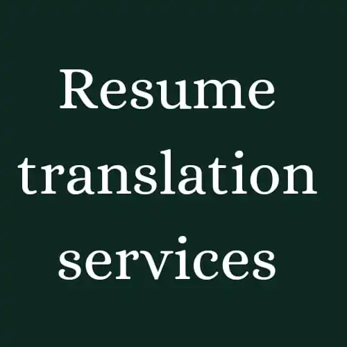 Resume Translation Services translation service of German English French  AT BEST WHOLESALE PRICE MANUFACTURES IN INDIA