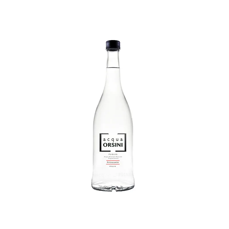 Итальянская водная черная коробка Orsini 12 бутылок 75cl блестящая минеральная вода готов к отправке высокое