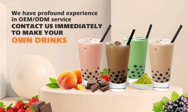 Customized Taiwan Supplier Bubble Tea Pure Vanilla Flavor Powder for Wholesale