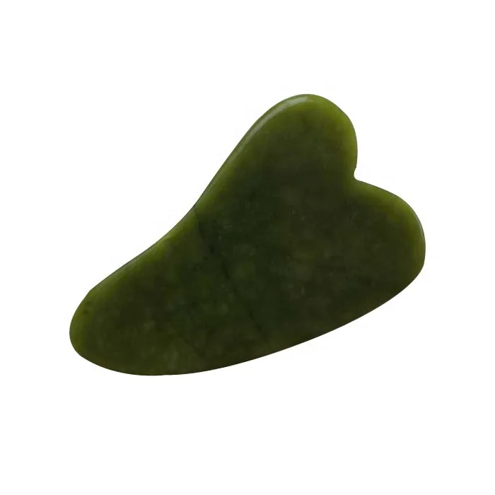 natural green jade gua sha massage  jade roller for face
