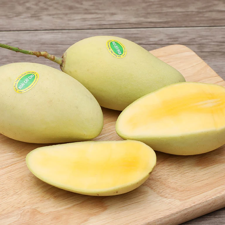 Competitive Price 24 months Shell Life Sweet Taste Year Round Season Frozen Mango Export From Vietnam Cat Chu Mango
