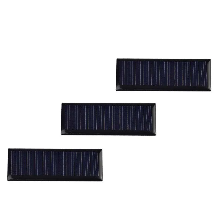 5.5v 0.3w mini solar panel 70x25mm epoxy solar panels poly panels placa solar for DIY design soldered with cables
