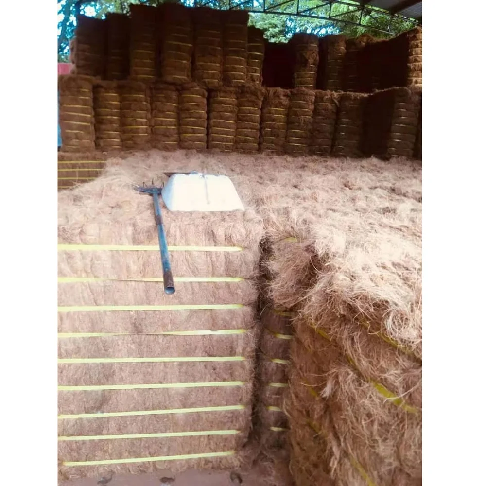 Высококачественное экологически чистое необработанное кокосовое волокно с 100 кг/тюк, используемое для плетения матрасов