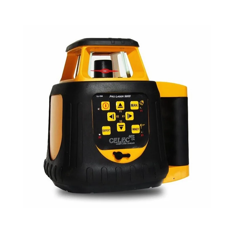 Pro-5000 + длинный диапазон автоматическое выравнивание красный лазерный 1500 метров Горячая продажа celec ротационный передатчик машинного оборудования лазера