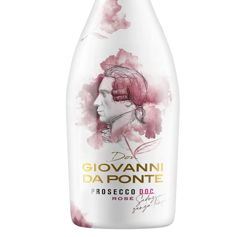 
 Качественное блестящее розовое вино просекко доктор дон Джованни да Понте 70CL  