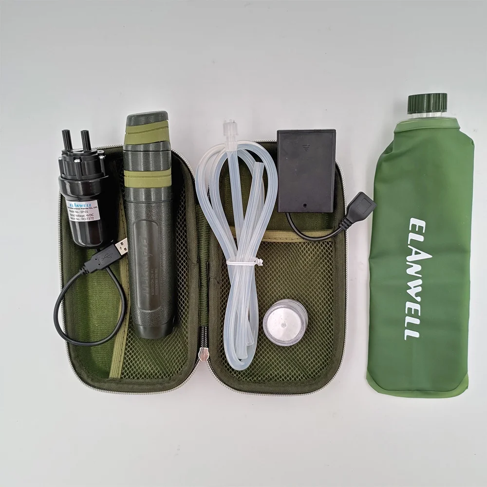 camping bicycle life survival kit emergency water filter