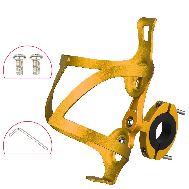 
Aluminum alloy bottle cage for bicycle, one-piece mountain bike water cup holder adjustable conversion base | Wholesale 