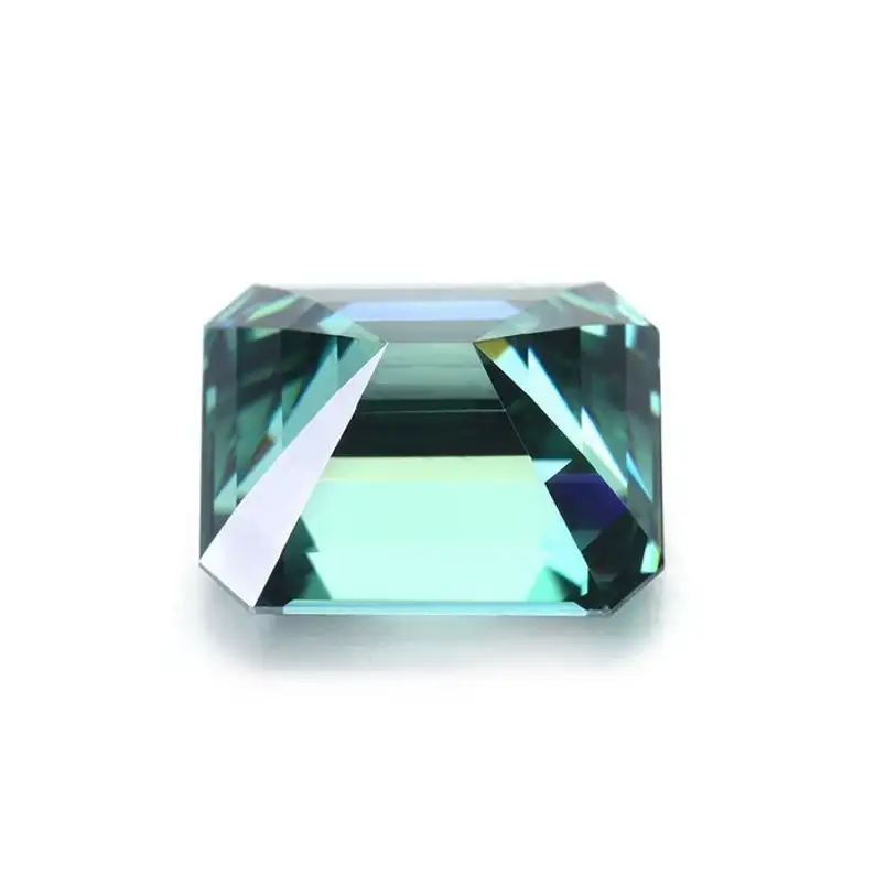 Genuine Loose Moissanite Vivid Green Emerald Diamond Excellent Cut VVS 1.00 to 5.00 Carat Use For Jewelry, Ring, Pendant
