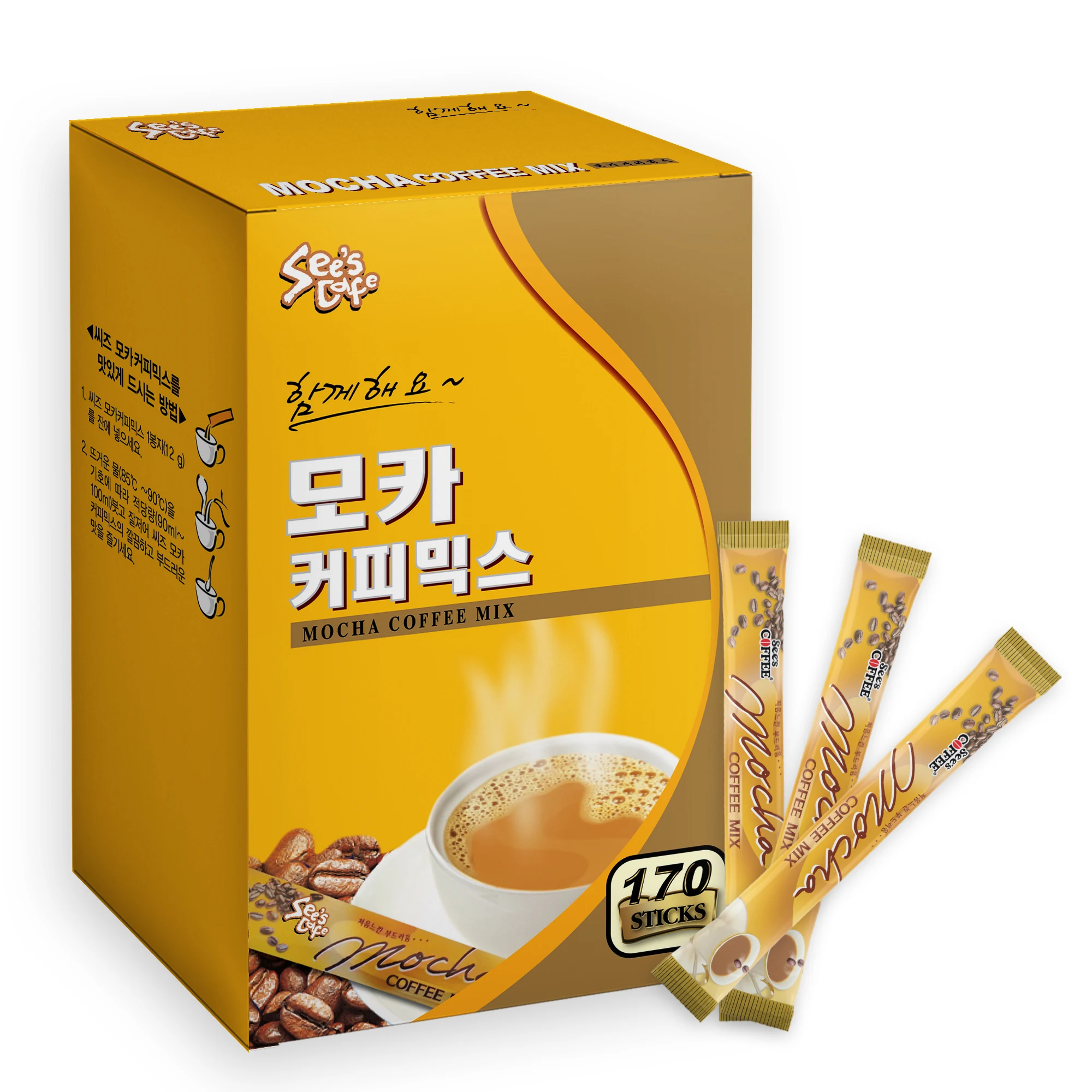 
Korea Instant coffee Mocha coffee mix 170T 