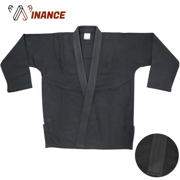 Preshrunk blank bjj gi cotton pearl weave ripstop fabric jiu jitsu kimono bjj plain gi