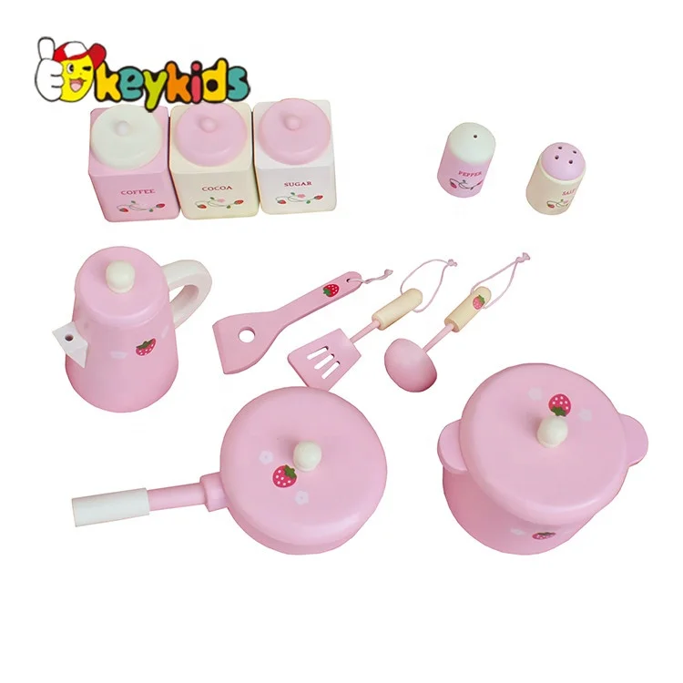 В наличии, деревянная кухонная игрушка для детей, деревянная игрушка в виде клубники, кухонный набор, игрушка для детей WJ279058