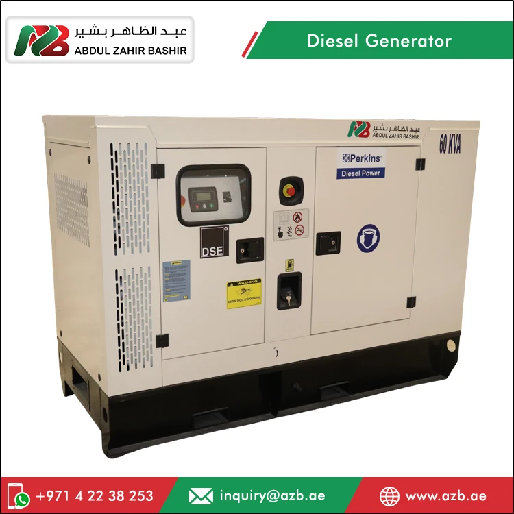 Большой спрос P60E трехступенчатый бесшумный дизельный генератор 60 кВА с защитой от коррозии
