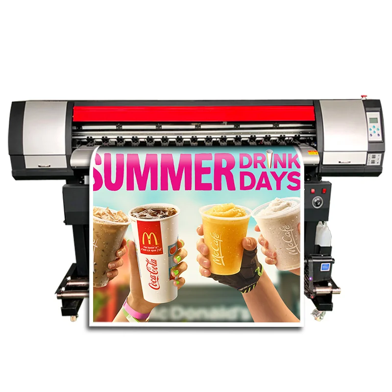 6ft Large Format Banner Printing Machine DX5 Vinyl Sticker Printer DX7 Plotter XP600 Eco Solvent Printer