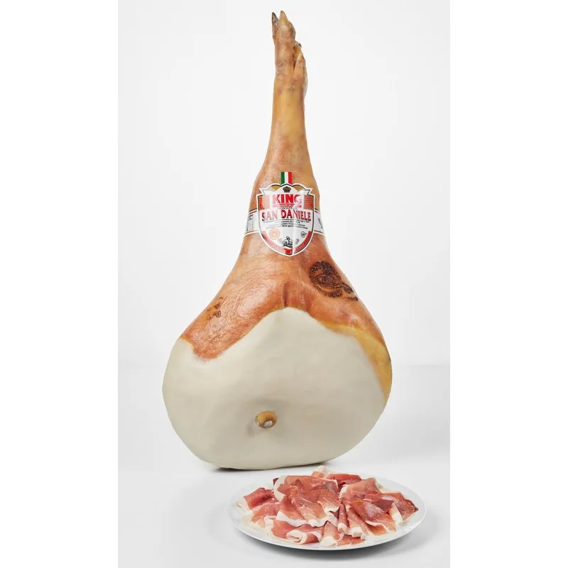 TOP QUALITY MADE IN ITALY  RAW HAM SAN DANIELE WITH BONE  ITALIAN MADE 10,5 KG READY TO SHIP