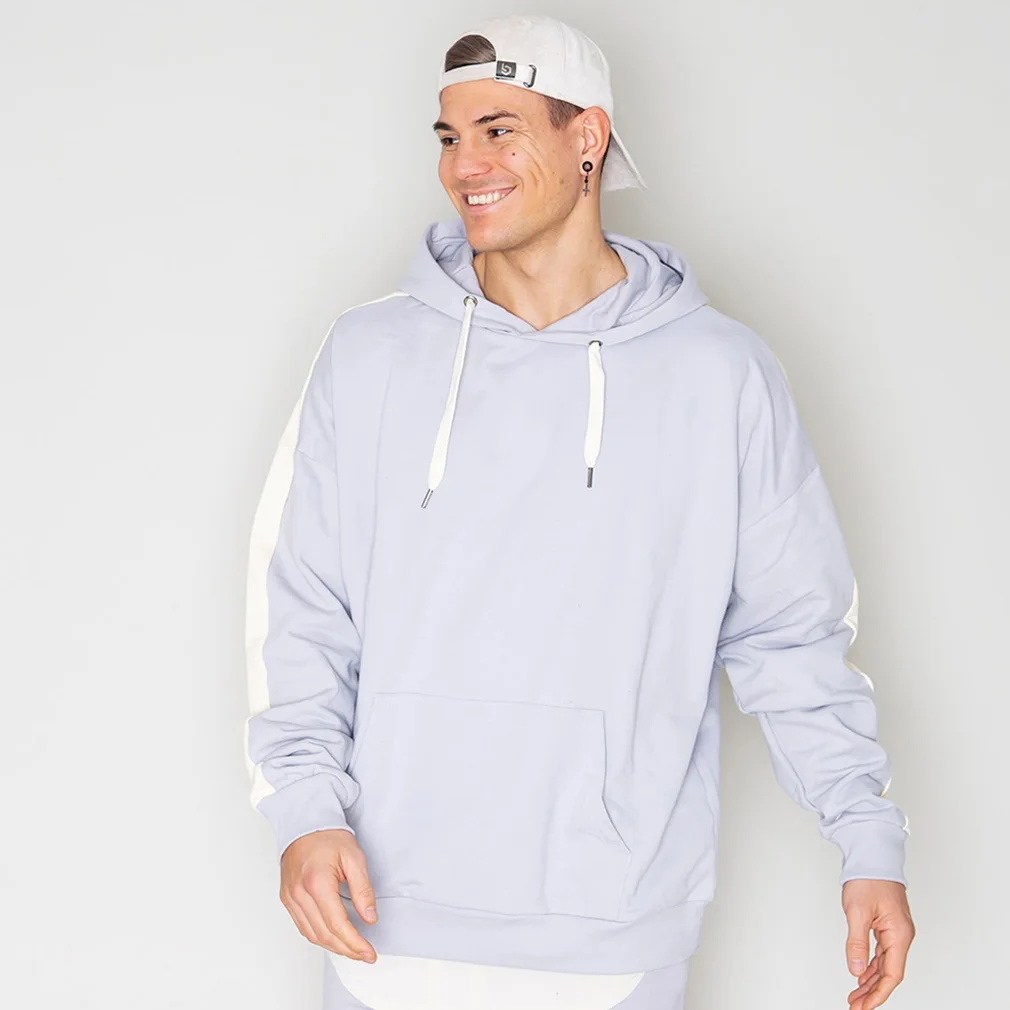 Latest design men peach color Pullover Hoodies | Custom color hoodies 2023 wholesale sets for men