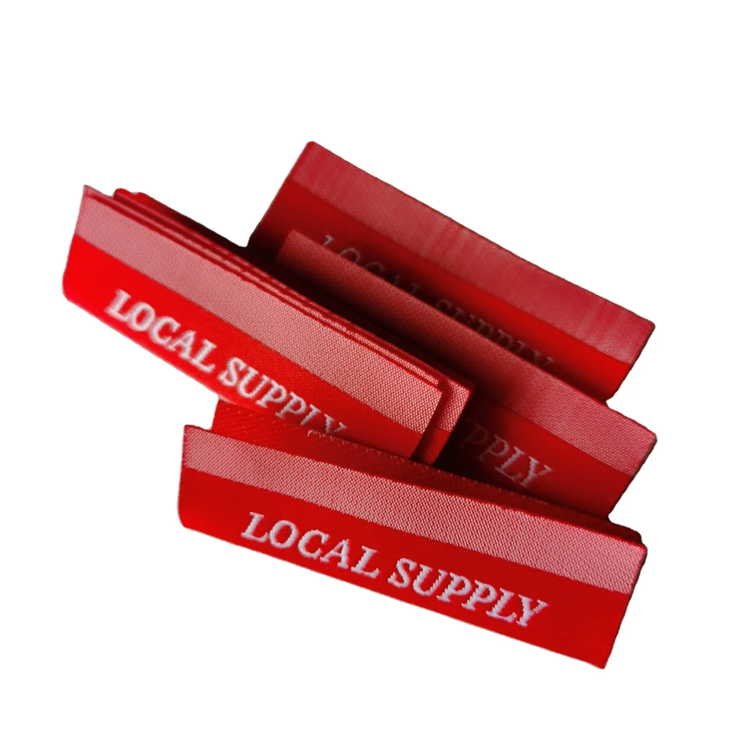 100 шт., 19,9 долларов США, Заводская дешевая цена, логотип на заказ, Дамаск, тканые этикетки для одежды и ткани