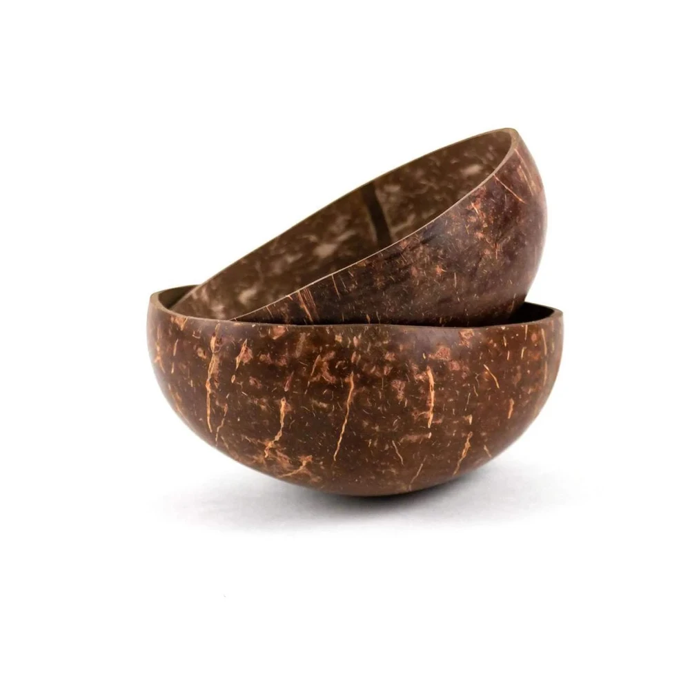 Biodegradable And Natural Coconut Shell Bowl / Coconut candle shell bowl For Using With Salad, Ice Cream and any Food