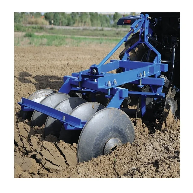 Premium Quality Bright Blue Color Double Disc Harrow In Whole Sale Price