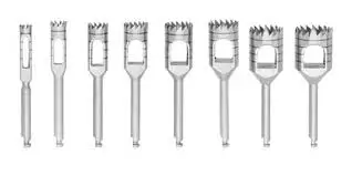 Sanguine Dental Trephine Bur for Teeth treatment Dental Implant Instruments Tissue Punch Kit With Autoclavable Bur Holder