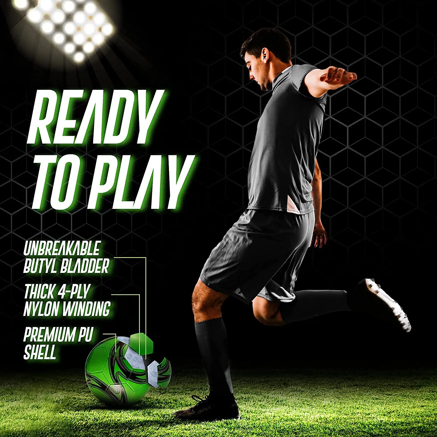 
Pakistan Manufacturer Custom Logo football Soccer Size 1-5 Official Match Game Ball Official Size and Weight Training 