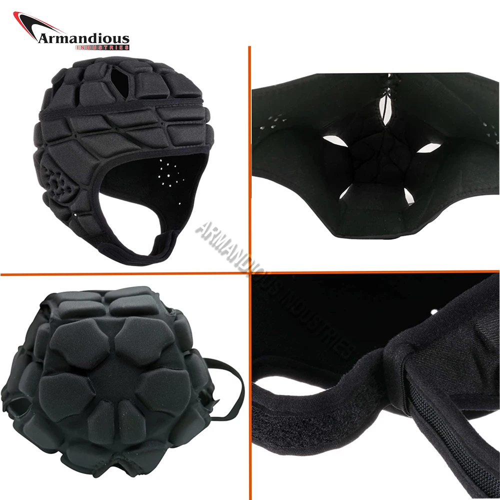 Rugby Helmet Head guard Headgear for Soccer Head Protector Soft Protective Helmet for Kid Youth head football helmet